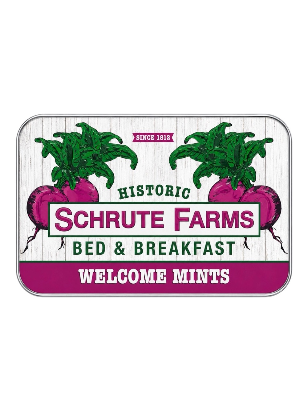 HISTORIC SCHRUTE FARMS BED & BREAKFAST MINT TIN (TIN ONLY!)